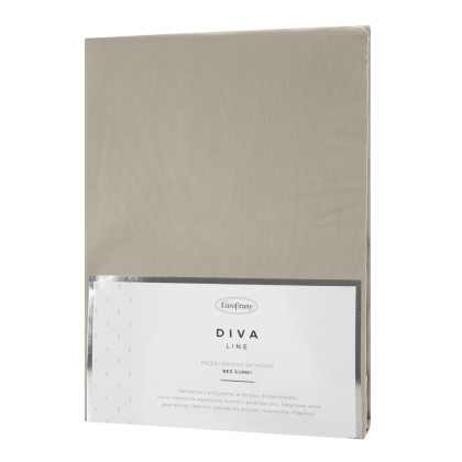 Prestieradlo 100x200 / 35 cm DINA z bavlneného saténu - bežové Prestieradlo 100x200 / 35 cm DINA z bavlneného saténu - bežové